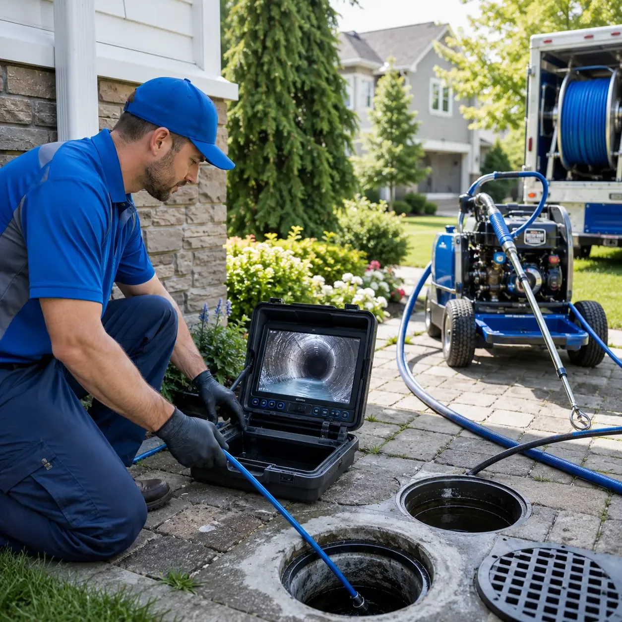 Outdoor drain cleaning professionals serving Denver, NY